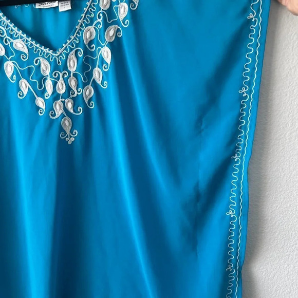 Sante Classic Blue Tunic Size L - Picture 4 of 7